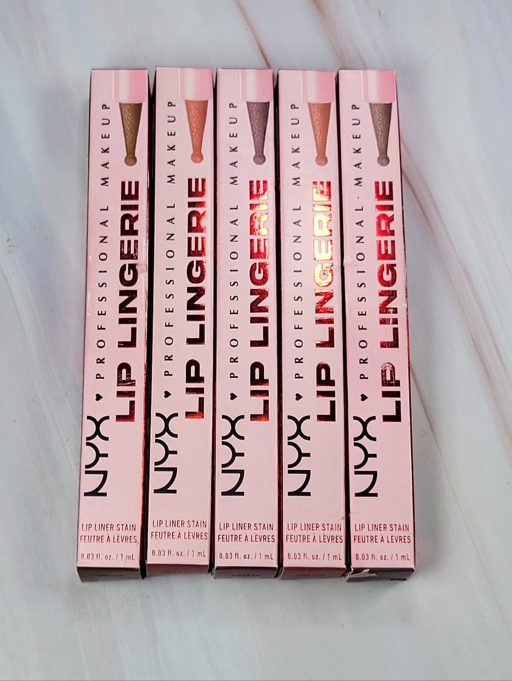 NYX Lip Lingerie Lip Liner Stain Bundle BNIB